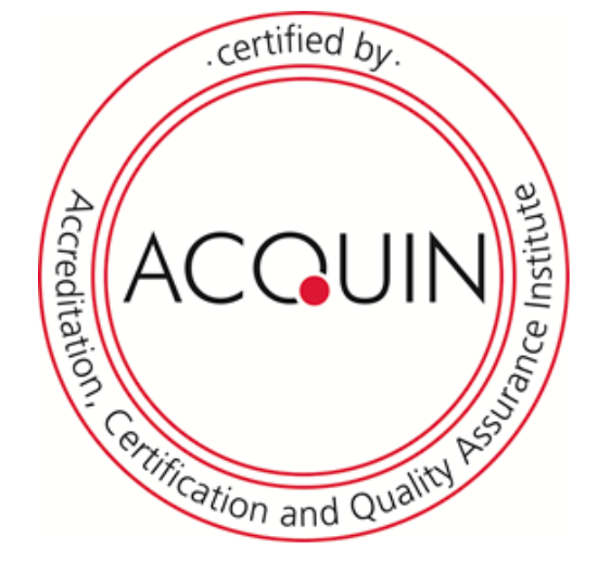 The training programme has been certified by ACQUIN.